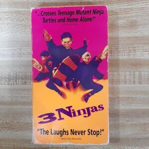 3 Ninjas 1992 3 Ninjas 1993 VHS Victor Wong Karate Martial Arts Kids 90's VTG